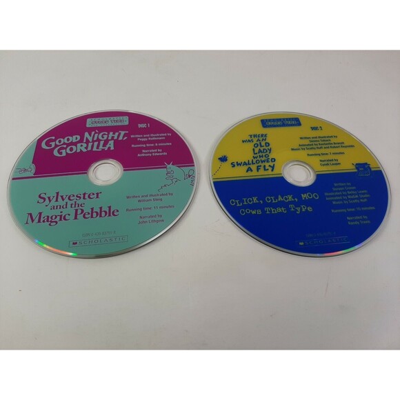 Scholastic Story Time Collection 4 Stories Movie Set Read-Along Subtitles - Picture 5 of 7